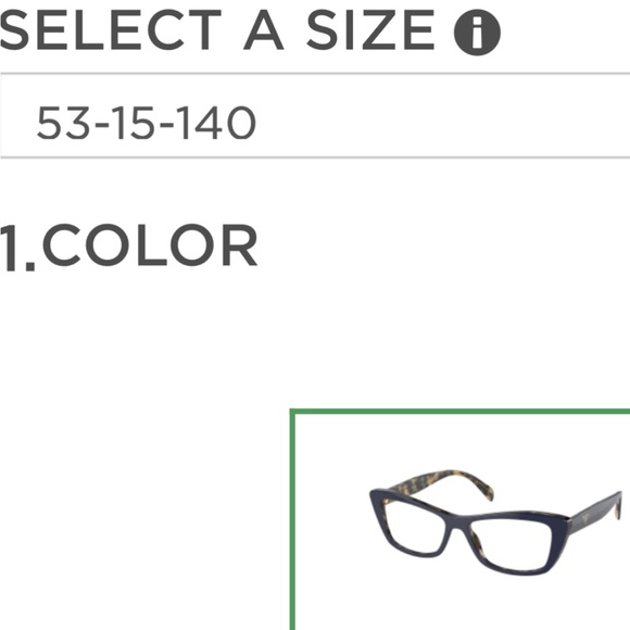 Prada Authentic Eyeglass Frame - Picture 5 of 5